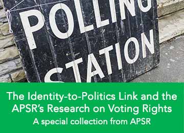  The Identity-to-Politics Link and the APSR’s Research on Voting Rights