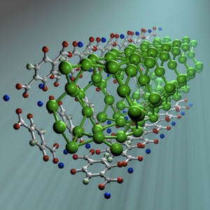 Network of close D2 intermolecular close contacts in a partially displayed 1-dimensional pore of MOF-74 (Courtesy: Craig Brown).