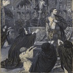 Begg, Samuel. Sir Henry Irving as Coriolanus, act III, scene 4. [London?: 1901].