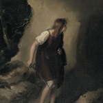 Westall, Richard. Imogen Entering the Cave of Belarius, ("Cymbeline," Act III, Scene VI). ca. 1795.