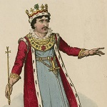 Cruikshank, George. Mr. Kemble as King John [in Shakespeare's"King John"].1817.