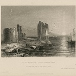 Sargent, G. F., artist. The remains of Flint Castle. John Woods, engraver. London: How & Parsons, 1841.