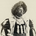 John Drew as King of Navarre in Augustin Daly's production of Love's Labour's Lost. 1891.