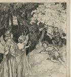 Pegram, Fred, artist. Scenes from A Midsummer Night's Dream at Her majesty's Theatre. [1900?].