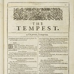 Shakespeare, William. The Tempest. In Mr. William Shakespeares comedies, histories, & tragedies: published according to the true originall copies. London: Isaac Jaggard and Edward Blount, 1623.