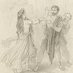 Meadows, Joseph Kenny, artist. Comedy of Errors, Act 4, Scene 3. [mid-nineteenth century]