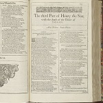 Shakespeare, William. The third Part of Henry the Sixt, wiht the death of the Duke of Yorke. In Mr. William Shakespeares comedies, histories, & tragedies: published according to the true originall copies. London: Isaac Jaggard and Edward Blount, 1623.