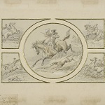 Browne, Hablot Knight, artist. One hundred drawings to illustrate Shakespeare's 'Venus and Adonis'.  ca. 1850-1860.
