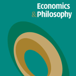 Economics and Philosophy cover