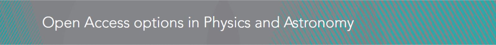 Open Access options in Physics and Astronomy