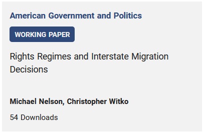 Rights Regimes and Interstate Migration Decisions prepint button
