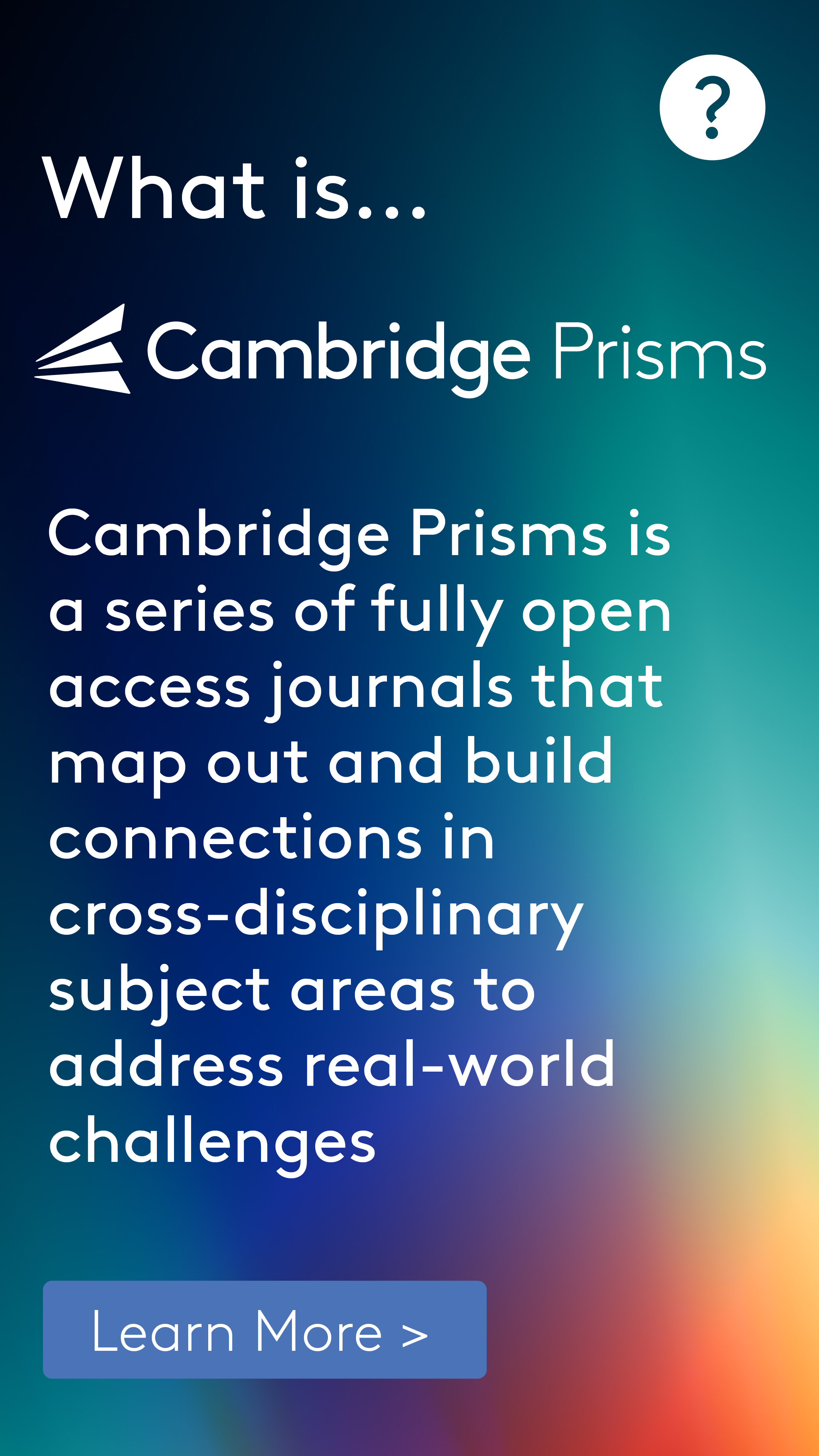 Cambridge Prisms What Is Banner