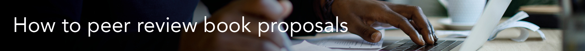 How to peer review book proposals