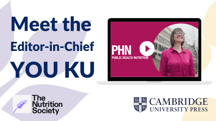 Meet the Editor in Chief of Public Health Nutrition. Watch on YouKu