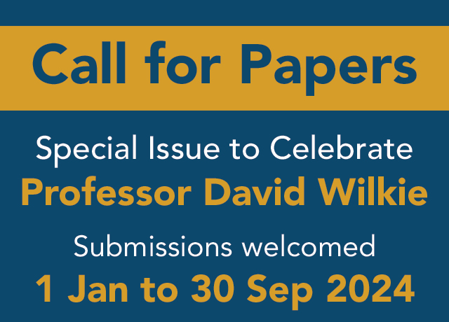 Annals of Actuarial Science: Special Issue to Celebrate the 90th Birthday of Professor David Wilkie