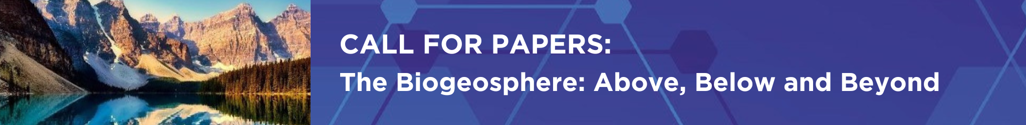 The Biogeosphere: Above, Below and Beyond - new collection from Geo Bio Interfaces