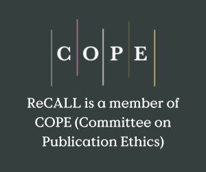 Banner stating ReCALL is part of COPE