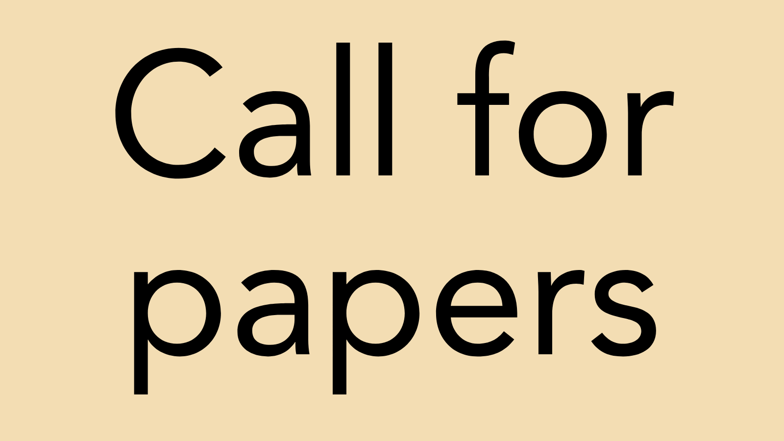 RHE Call for Papers