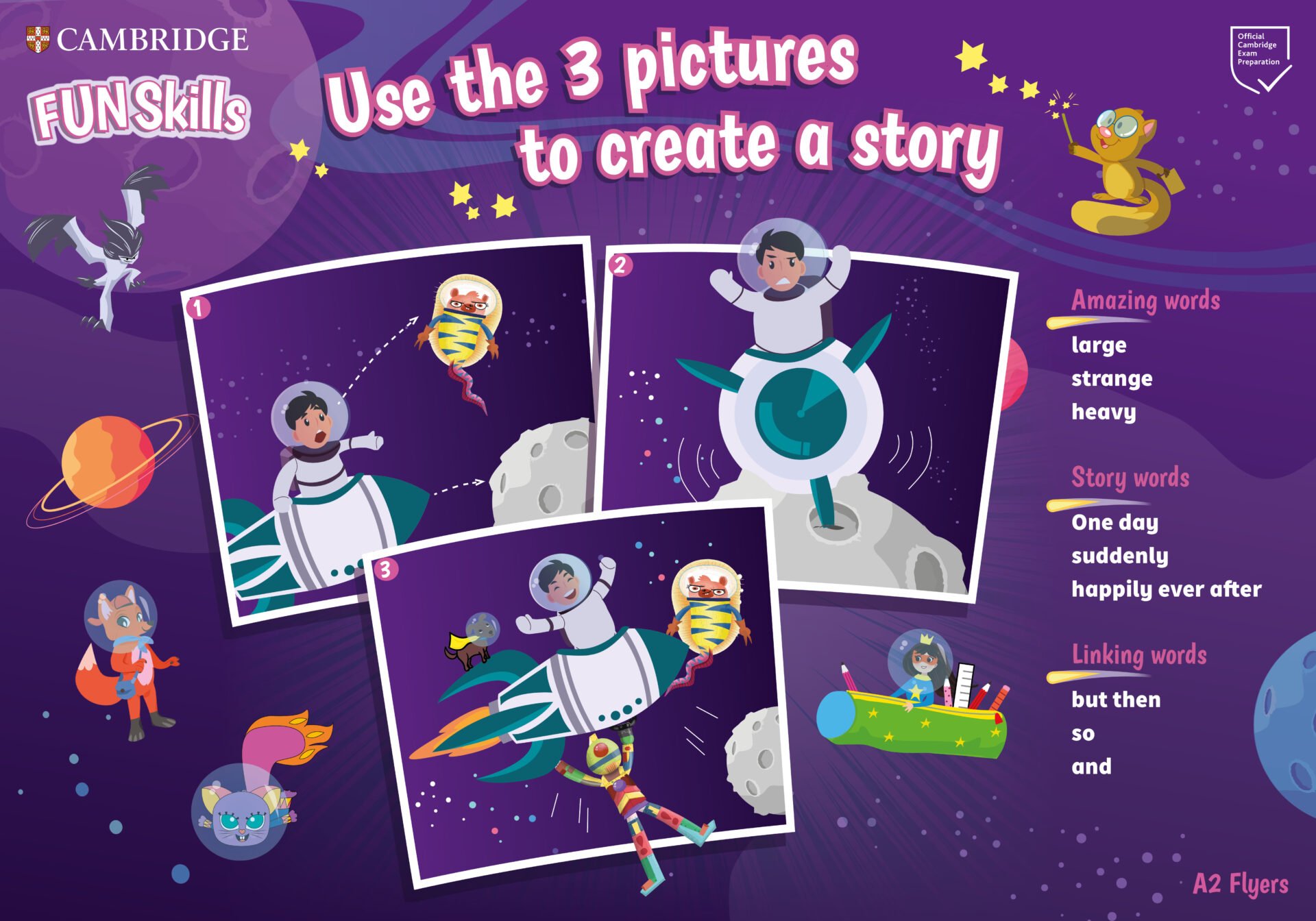 Free English classroom posters for young learners - space - World of Better  Learning | Cambridge University Press