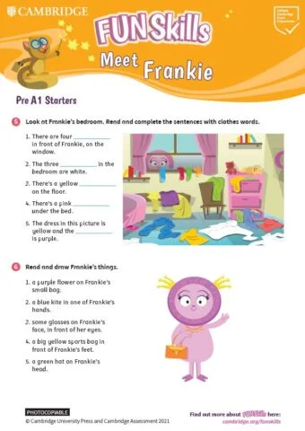 fun word activities worksheets part 2 cambridge english