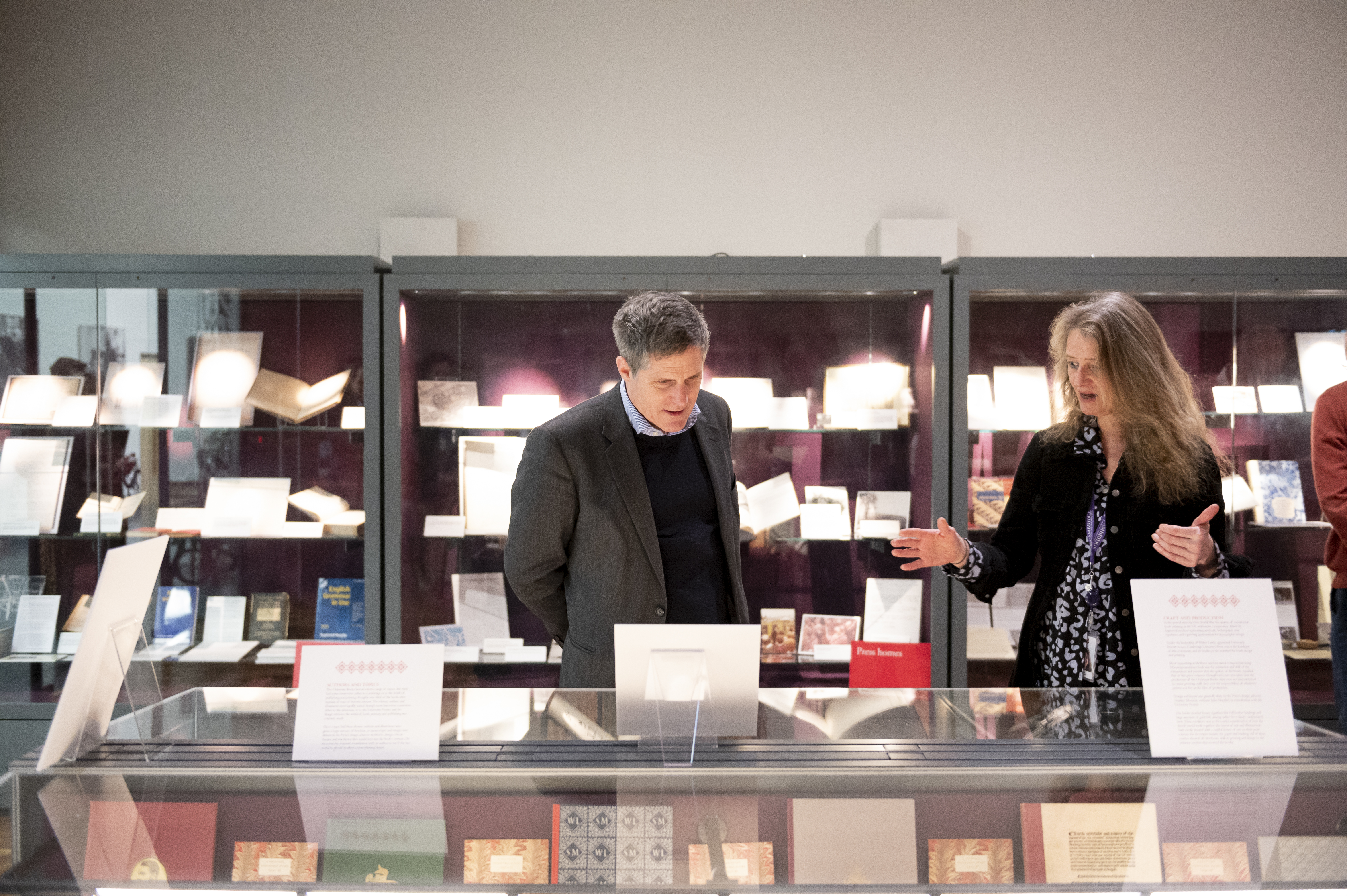 Anthony Browne MP on tour of Press Museum 